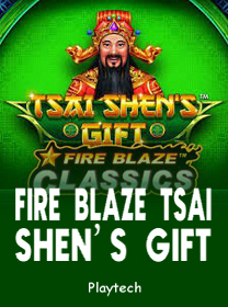 Fire Blaze Tsai Shens Gift Slot: RTP Tinggi dan Volatilitas Rendah game cover