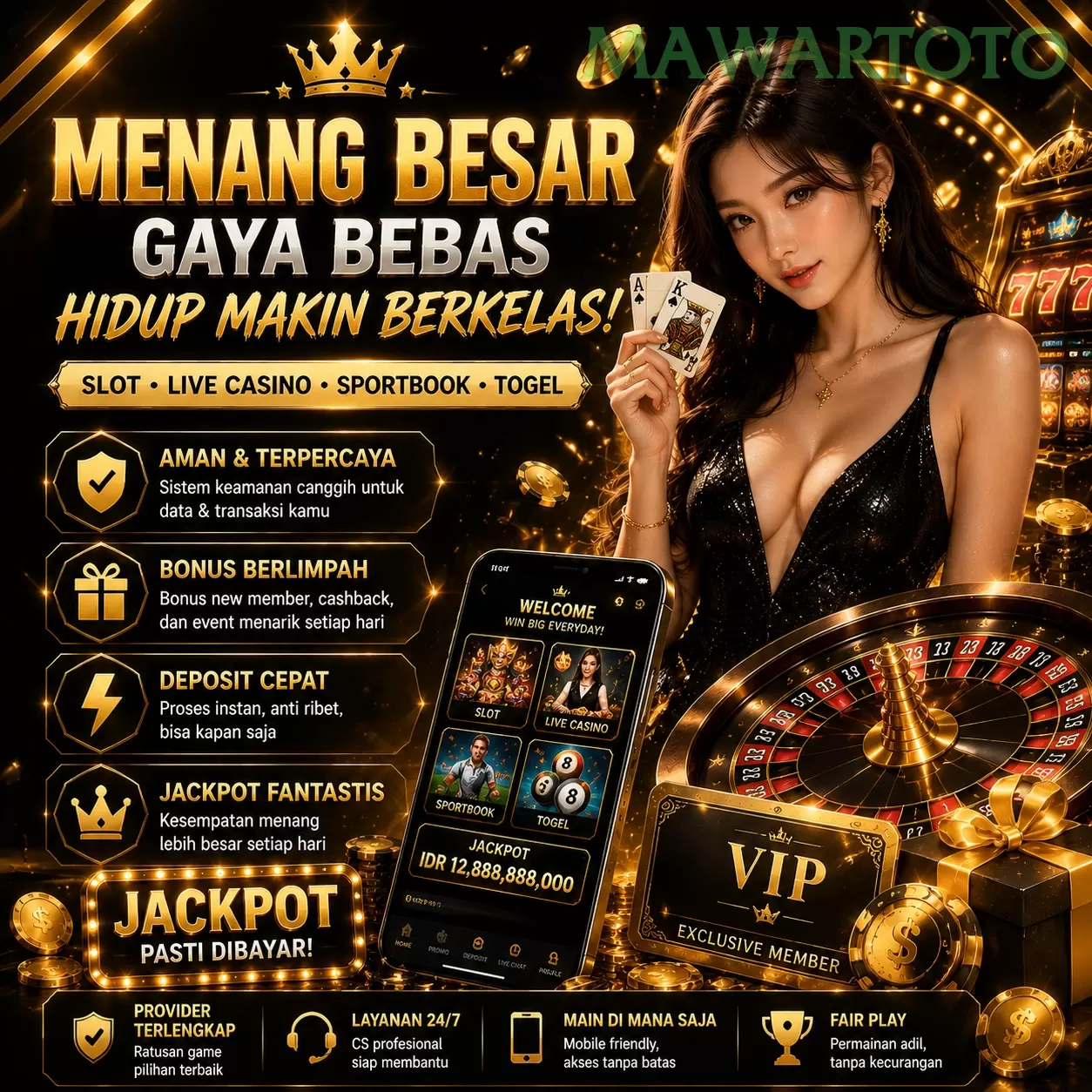 Login mawartoto Sekarang Bonus Melimpah